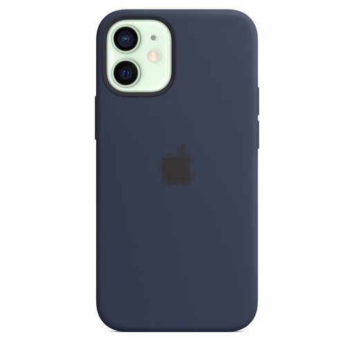 Capa protetora de silicone MagSafe específica para iPhone 12 mini azul marinho profundo