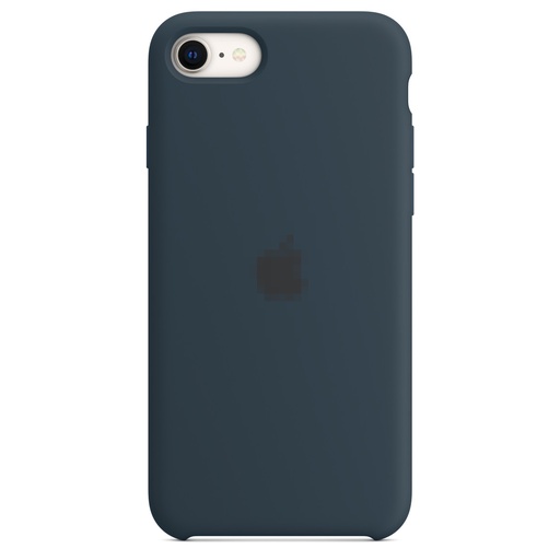 Capa de silicone para iPhone SE azul profundo