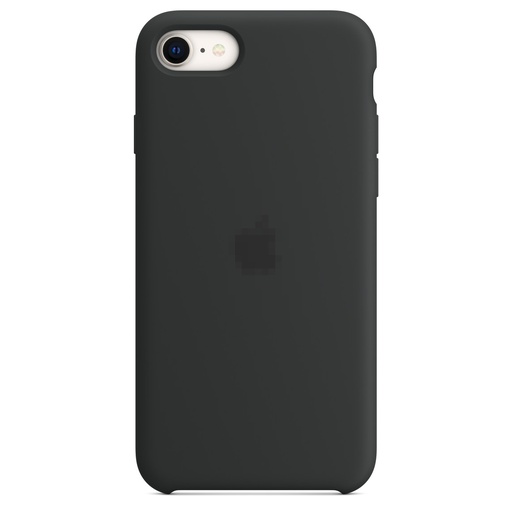 Capa de silicone para iPhone SE cor meia-noite