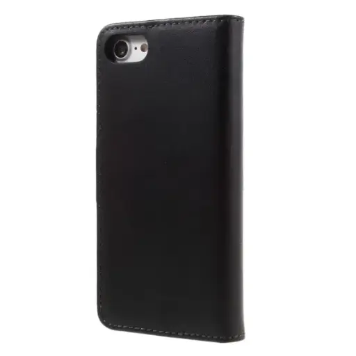 Capa estilo carteira para iPhone SE preta