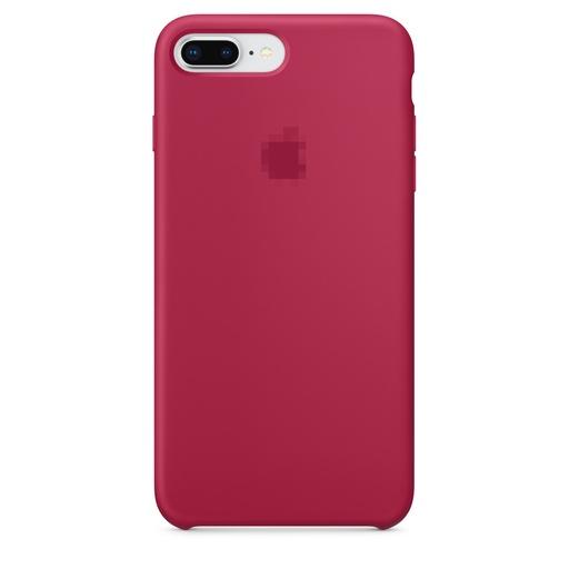 Capa de silicone rosa para iPhone 8 Plus 7 Plus