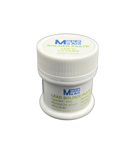 [24.9.29 康乐3L09-10] Maant 158 ° lead-free silver containing solder paste
