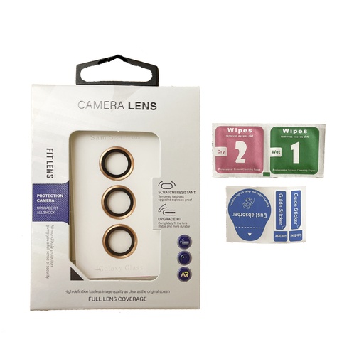 Samsung S24+Camera Lens Film Gold