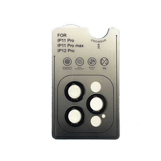 [样品] Película de lente preta para iPhone 11pro/11promax/12pro