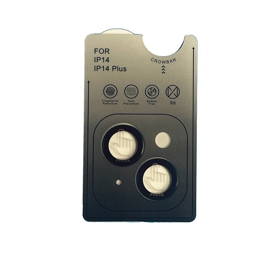 [样品] Película de lente preta para iPhone 14/14plus