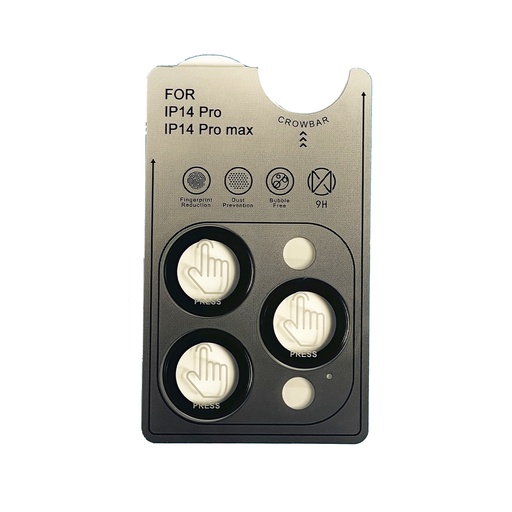 [样品] Película de lente preta para iPhone 14pro/14promax