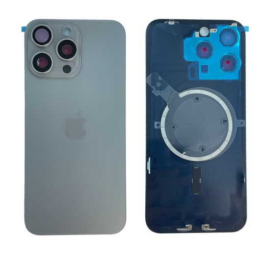Para iphone 15promax vidro traseiro várias cores unidade