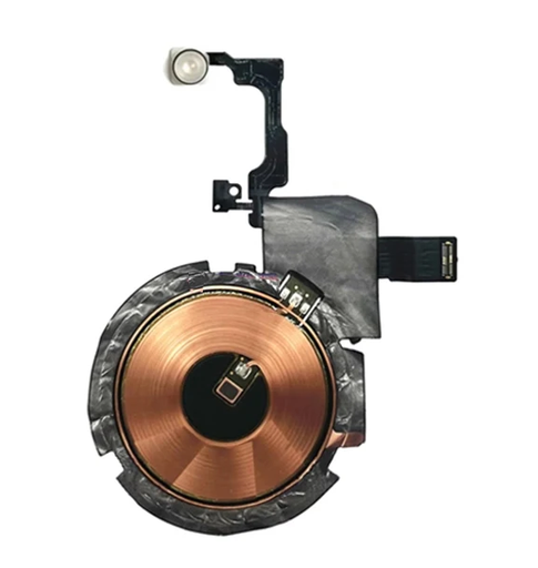 iPhone 15 Pro Max NFC wireless charging coil sticker with volume power flexible cable 