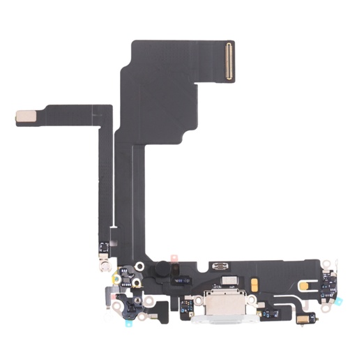 Plugue traseiro iPhone 15 Pro branco