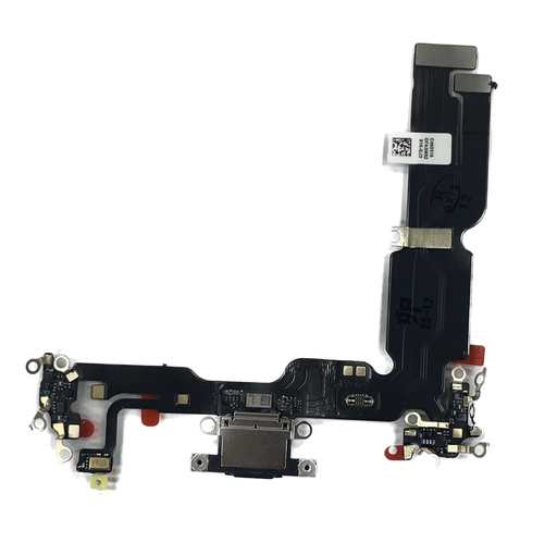 Plugue traseiro para iPhone 15 Plus preto