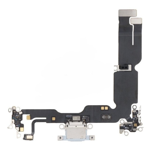Plugue traseiro azul para iPhone 15 Plus