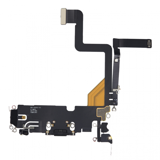 Plugue traseiro para iPhone 14 Pro preto