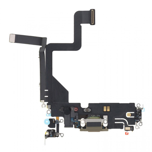 Plugue de cauda dourado para iPhone 14 Pro
